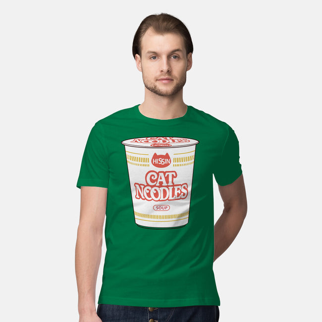 Cat Noodles Soup-Mens-Premium-Tee-vp021