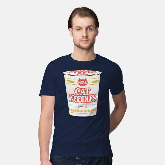 Cat Noodles Soup-Mens-Premium-Tee-vp021