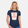 Cat Noodles Soup-Womens-Fitted-Tee-vp021