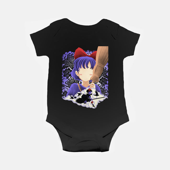 Young Witch Spirit-Baby-Basic-Onesie-rmatix