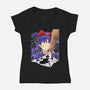 Young Witch Spirit-Womens-V-Neck-Tee-rmatix