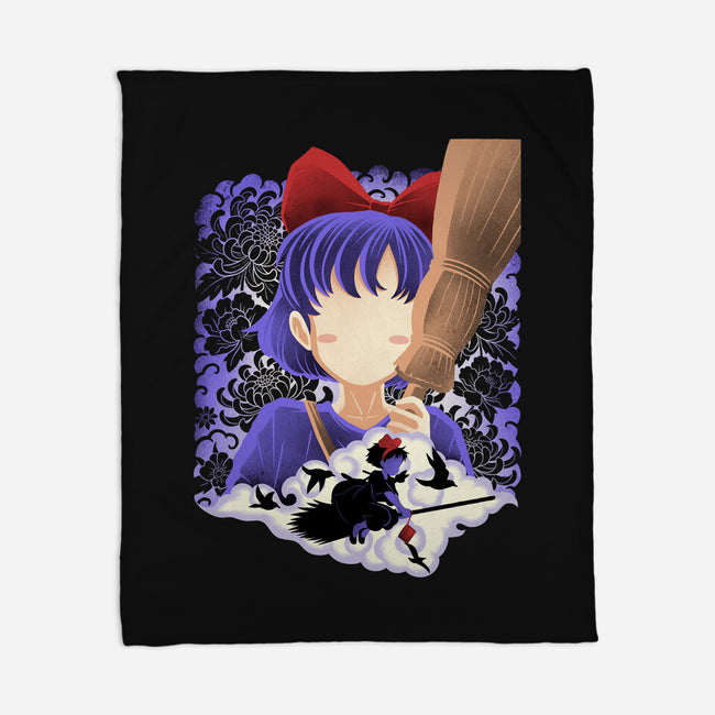 Young Witch Spirit-None-Fleece-Blanket-rmatix