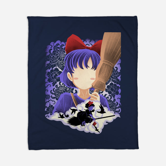 Young Witch Spirit-None-Fleece-Blanket-rmatix