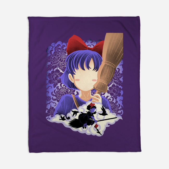 Young Witch Spirit-None-Fleece-Blanket-rmatix