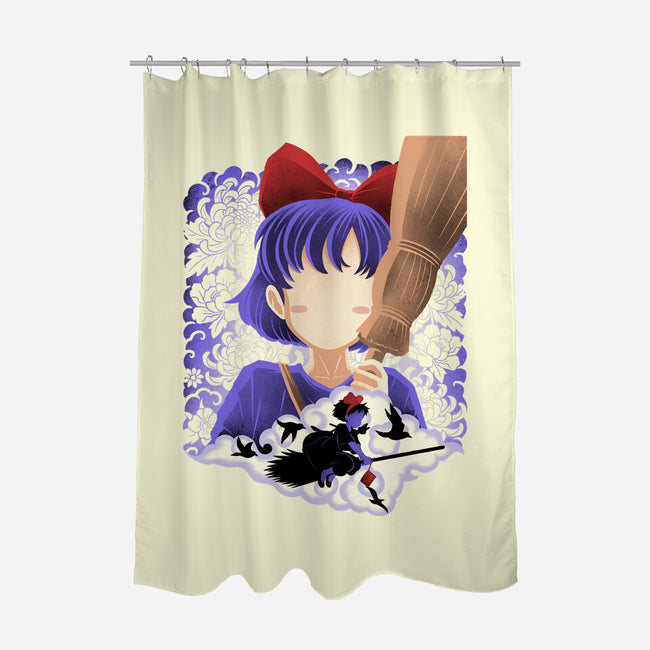 Young Witch Spirit-None-Polyester-Shower Curtain-rmatix