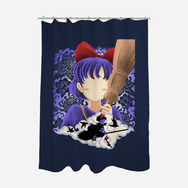 Young Witch Spirit-None-Polyester-Shower Curtain-rmatix