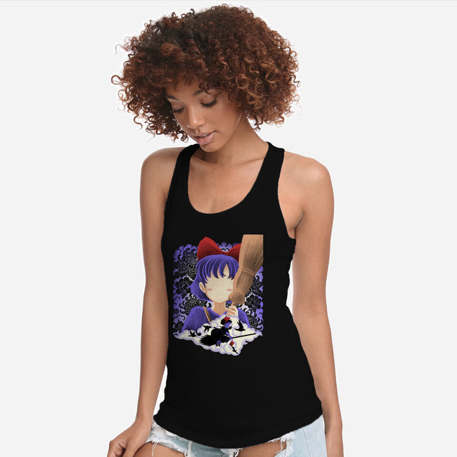 Young Witch Spirit-Womens-Racerback-Tank-rmatix