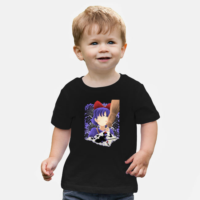 Young Witch Spirit-Baby-Basic-Tee-rmatix