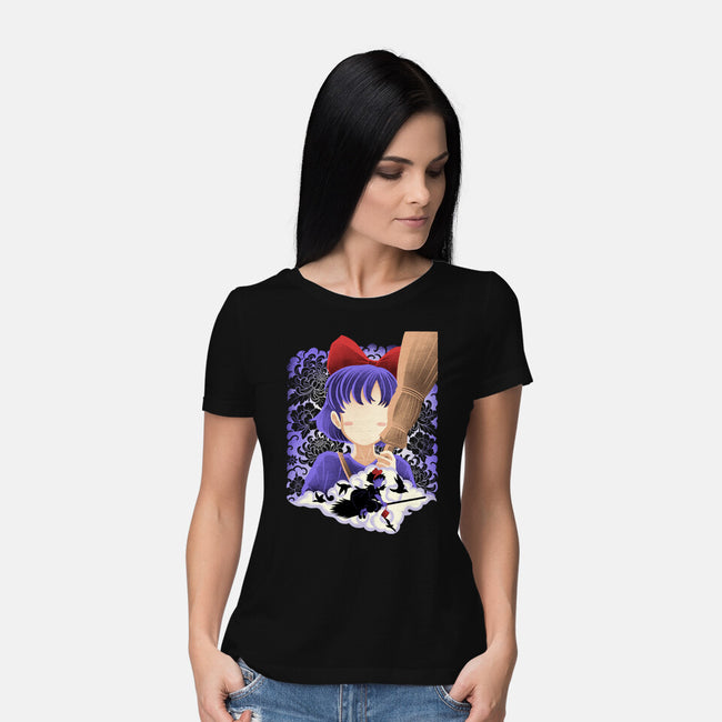 Young Witch Spirit-Womens-Basic-Tee-rmatix