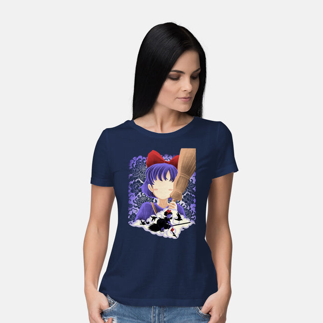 Young Witch Spirit-Womens-Basic-Tee-rmatix