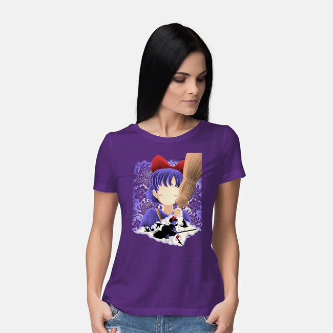 Young Witch Spirit-Womens-Basic-Tee-rmatix