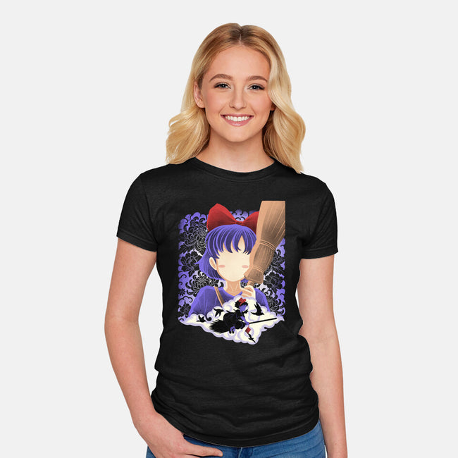 Young Witch Spirit-Womens-Fitted-Tee-rmatix