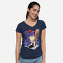 Young Witch Spirit-Womens-V-Neck-Tee-rmatix
