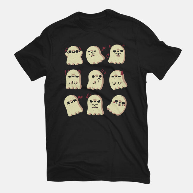 Cute Ghost Emotions-Mens-Basic-Tee-xMorfina
