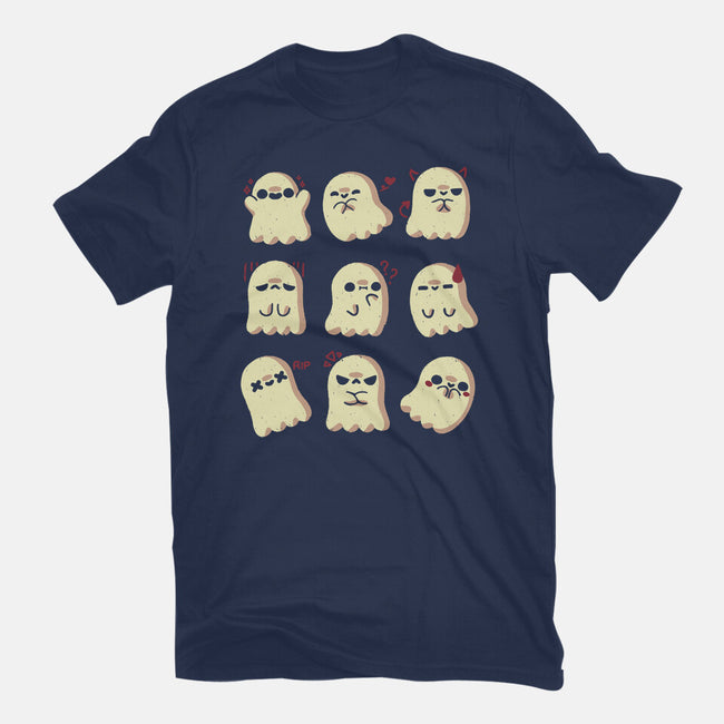 Cute Ghost Emotions-Mens-Basic-Tee-xMorfina