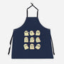 Cute Ghost Emotions-Unisex-Kitchen-Apron-xMorfina