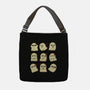 Cute Ghost Emotions-None-Adjustable Tote-Bag-xMorfina