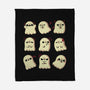Cute Ghost Emotions-None-Fleece-Blanket-xMorfina