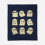 Cute Ghost Emotions-None-Fleece-Blanket-xMorfina