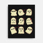 Cute Ghost Emotions-None-Stretched-Canvas-xMorfina