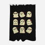 Cute Ghost Emotions-None-Polyester-Shower Curtain-xMorfina