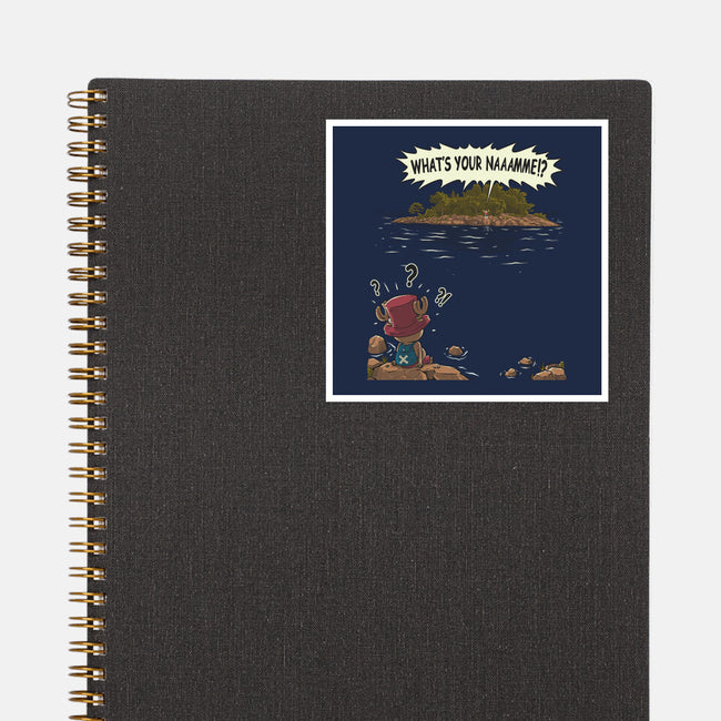 What's Your Name-None-Glossy-Sticker-Betmac