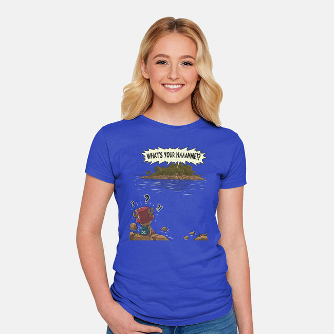 What's Your Name-Womens-Fitted-Tee-Betmac