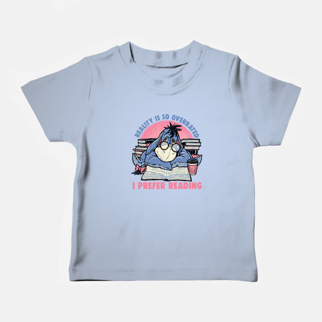 I Prefer Reading-Baby-Basic-Tee-glitchygorilla