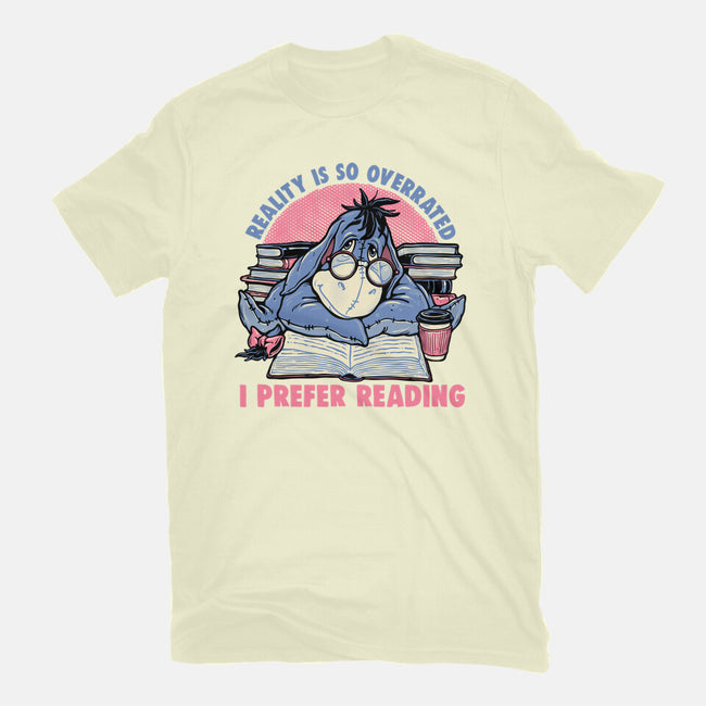 I Prefer Reading-Mens-Premium-Tee-glitchygorilla