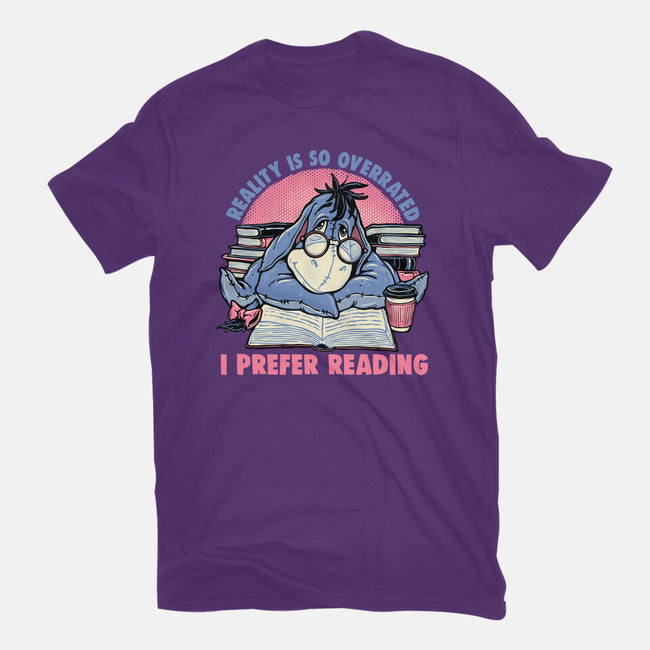 I Prefer Reading-Youth-Basic-Tee-glitchygorilla