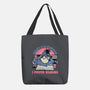 I Prefer Reading-None-Basic Tote-Bag-glitchygorilla