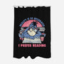 I Prefer Reading-None-Polyester-Shower Curtain-glitchygorilla