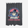 I Prefer Reading-None-Polyester-Shower Curtain-glitchygorilla