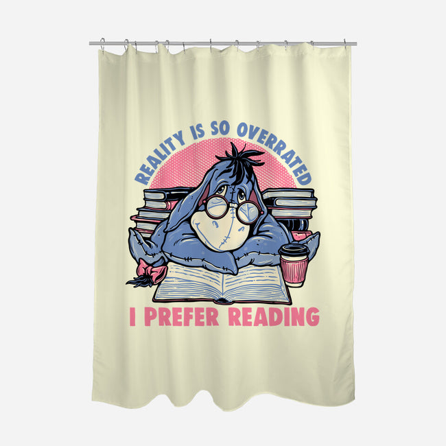 I Prefer Reading-None-Polyester-Shower Curtain-glitchygorilla