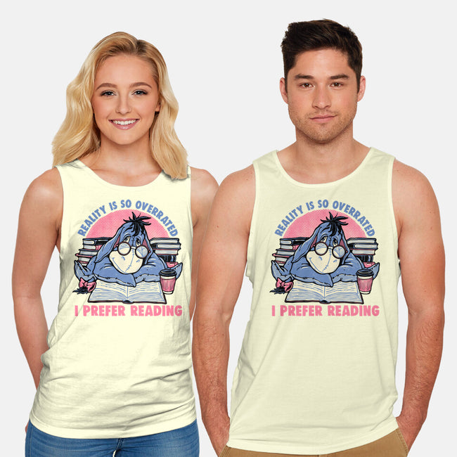 I Prefer Reading-Unisex-Basic-Tank-glitchygorilla