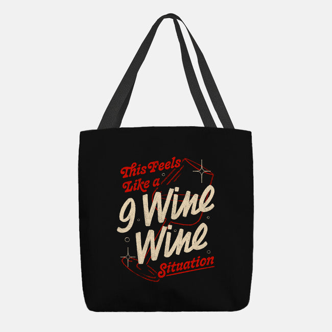 9 Wine Wine Situation-None-Basic Tote-Bag-koalastudio