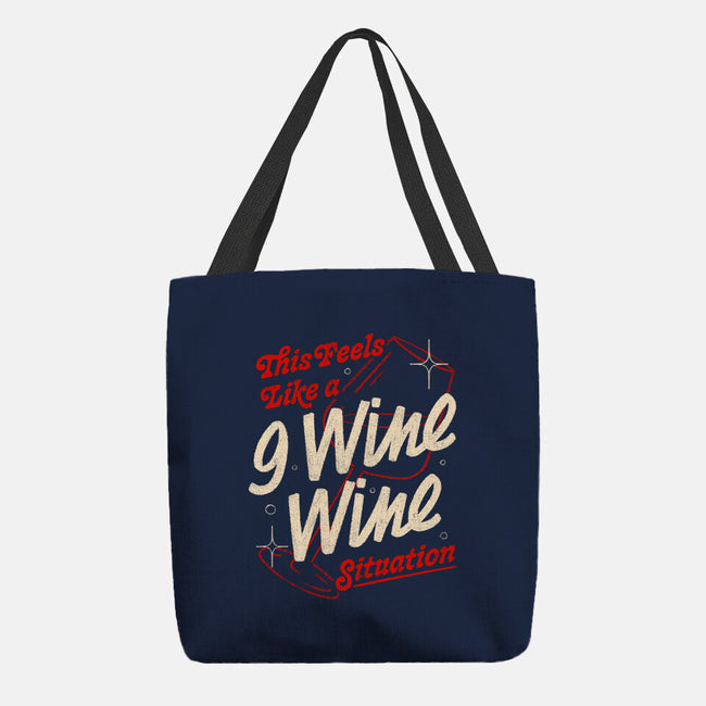 9 Wine Wine Situation-None-Basic Tote-Bag-koalastudio