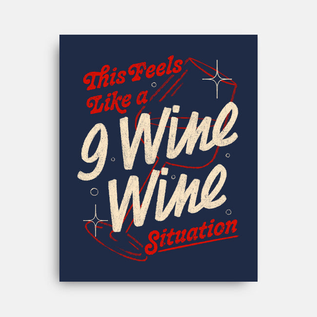 9 Wine Wine Situation-None-Stretched-Canvas-koalastudio