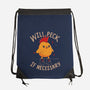 Will Peck If Necessary-None-Drawstring-Bag-koalastudio