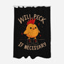 Will Peck If Necessary-None-Polyester-Shower Curtain-koalastudio