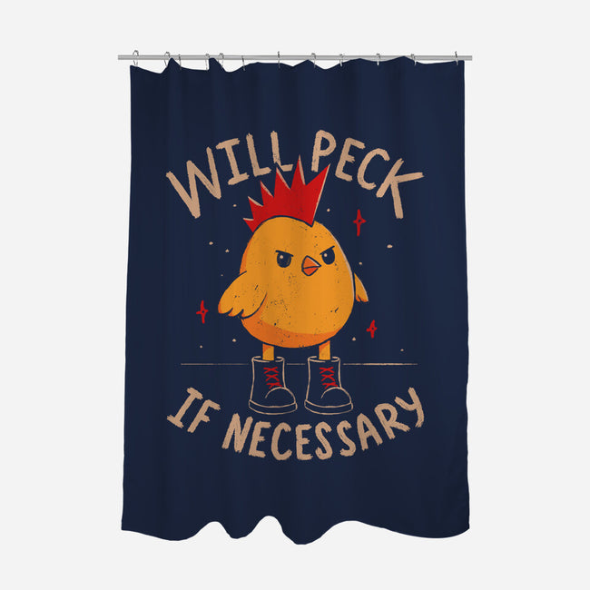 Will Peck If Necessary-None-Polyester-Shower Curtain-koalastudio