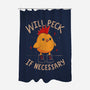 Will Peck If Necessary-None-Polyester-Shower Curtain-koalastudio