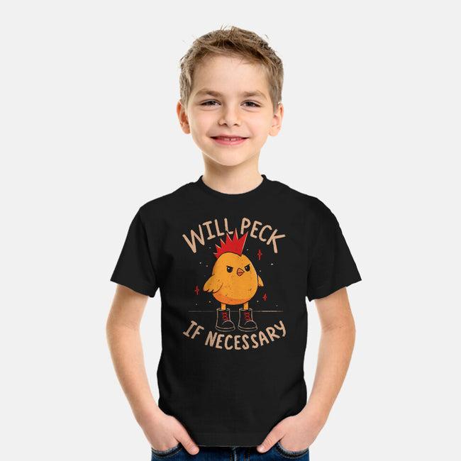 Will Peck If Necessary-Youth-Basic-Tee-koalastudio