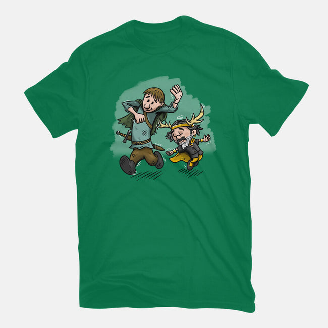Dunk And Lyonel-Unisex-Basic-Tee-Paul Simic