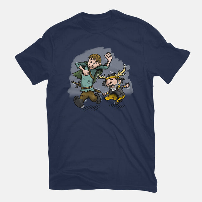 Dunk And Lyonel-Womens-Basic-Tee-Paul Simic