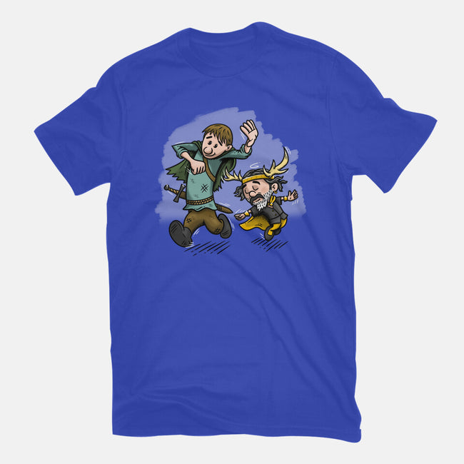 Dunk And Lyonel-Womens-Basic-Tee-Paul Simic