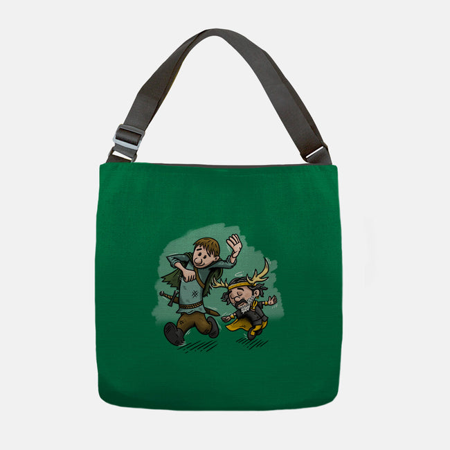 Dunk And Lyonel-None-Adjustable Tote-Bag-Paul Simic