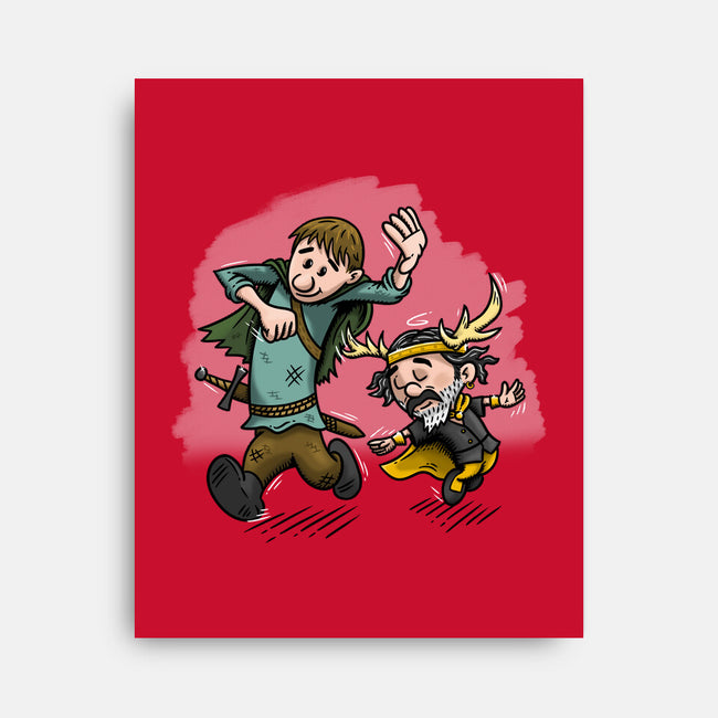 Dunk And Lyonel-None-Stretched-Canvas-Paul Simic