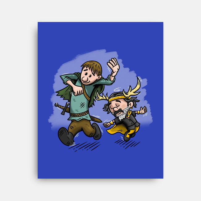 Dunk And Lyonel-None-Stretched-Canvas-Paul Simic