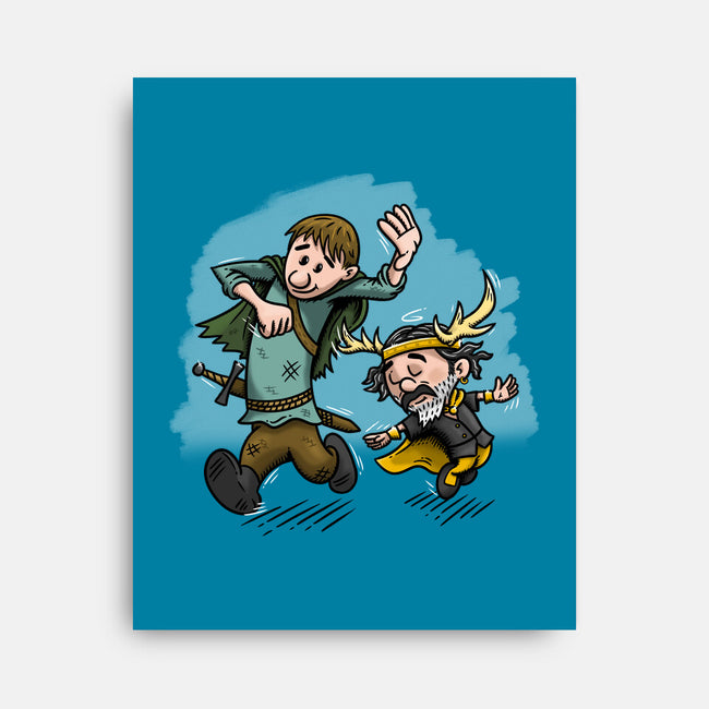 Dunk And Lyonel-None-Stretched-Canvas-Paul Simic